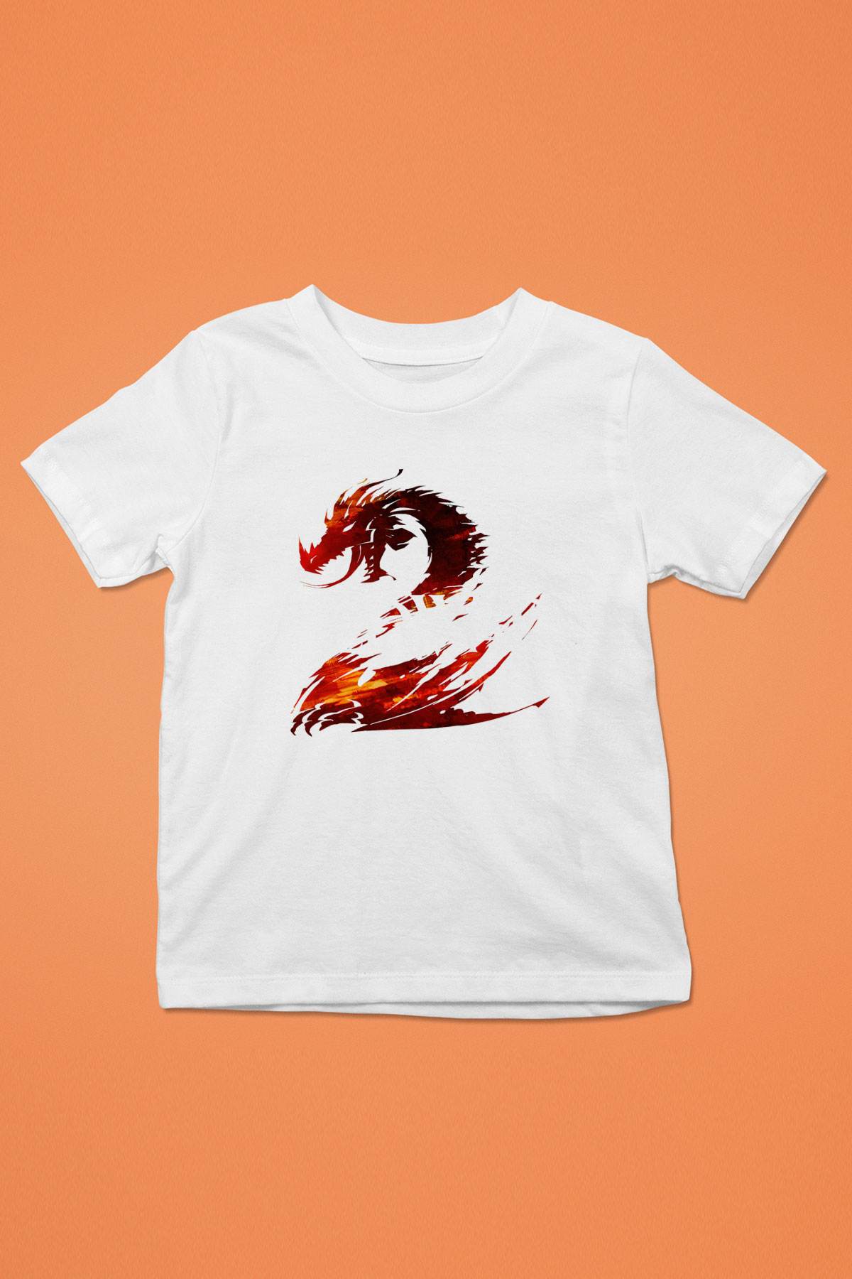 Guild Wars Baskılı Beyaz Unisex Çocuk Tişört