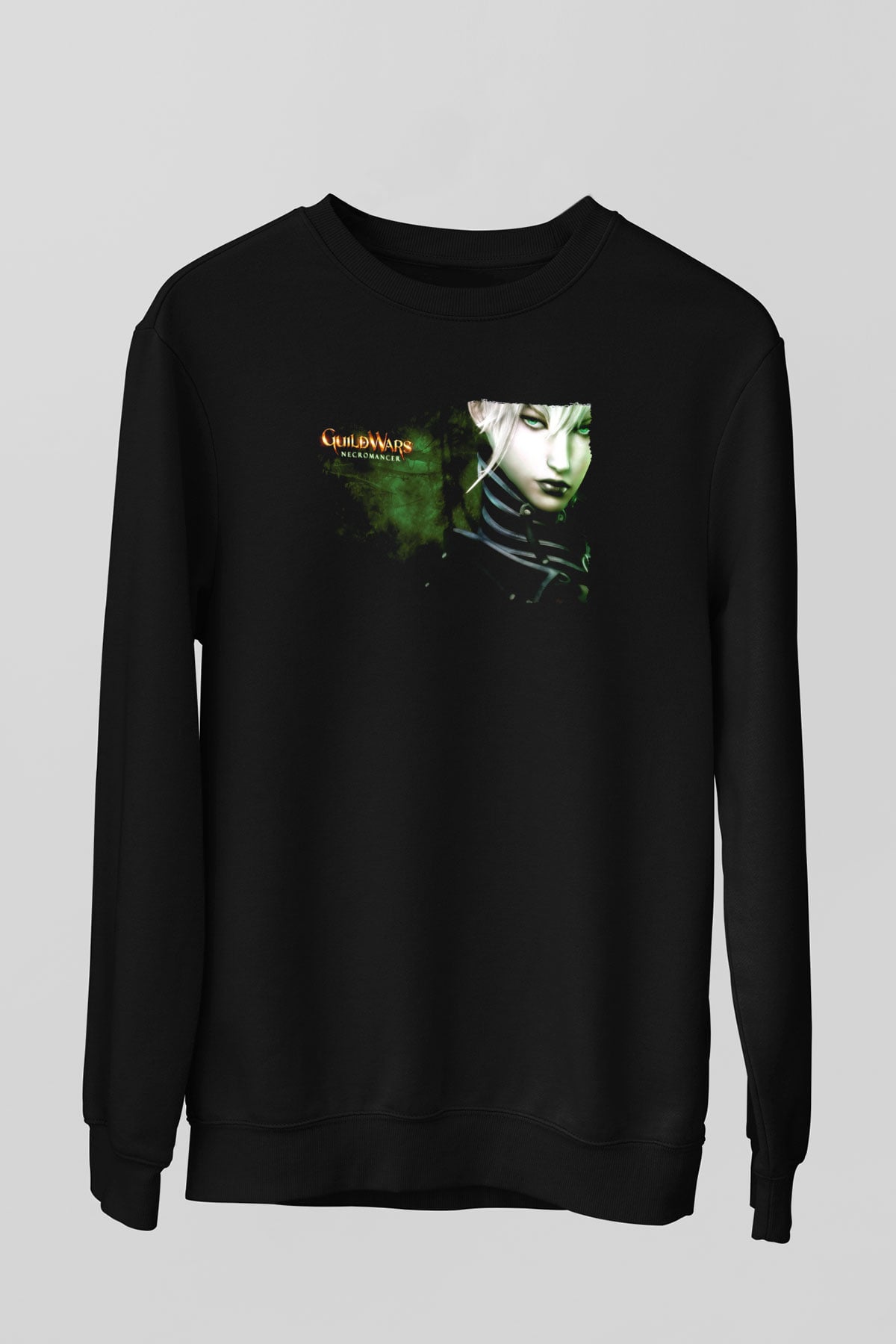 Guild Wars Siyah Unisex Sweatshirt