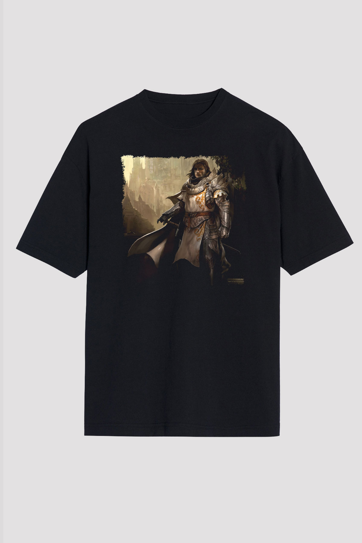 Guild Wars Siyah Unisex Tişört T-Shirt