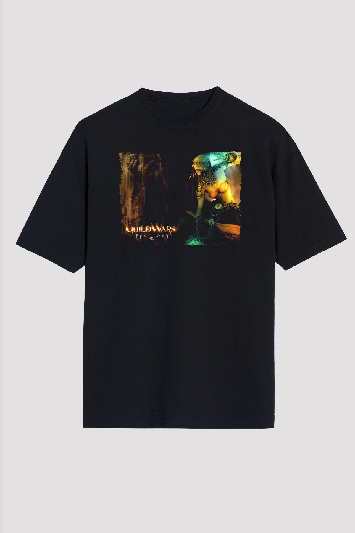 Guild Wars Siyah Unisex Tişört T-Shirt