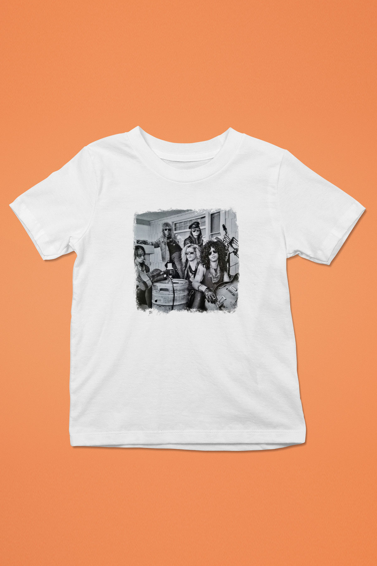 Guns N' Roses Baskılı Unisex Beyaz Çocuk Tişört