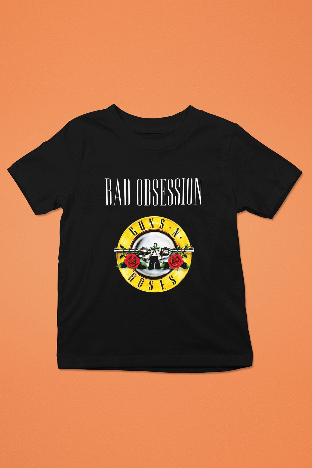 Guns N' Roses Baskılı Unisex Siyah Çocuk Tişört