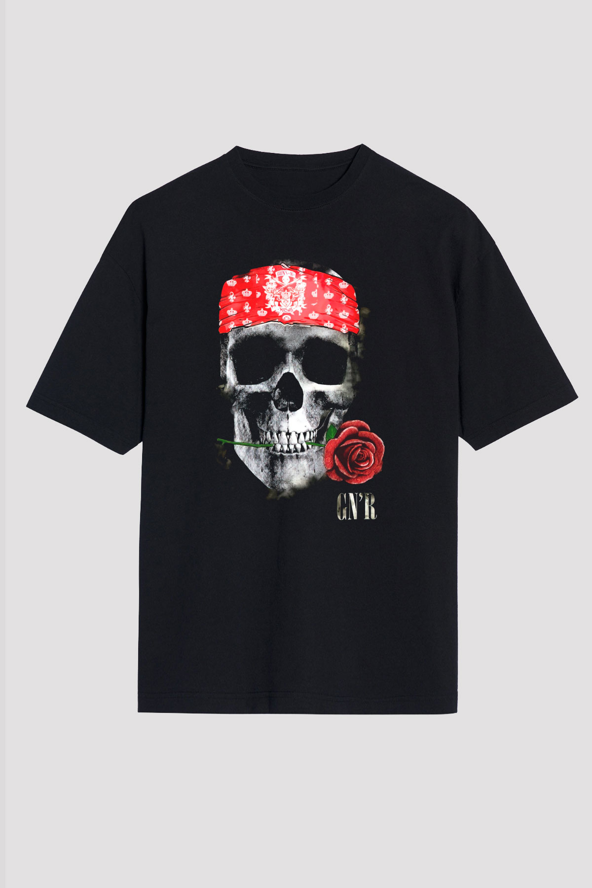 Guns N’ Roses Siyah Unisex Oversize Tişört T-Shirt