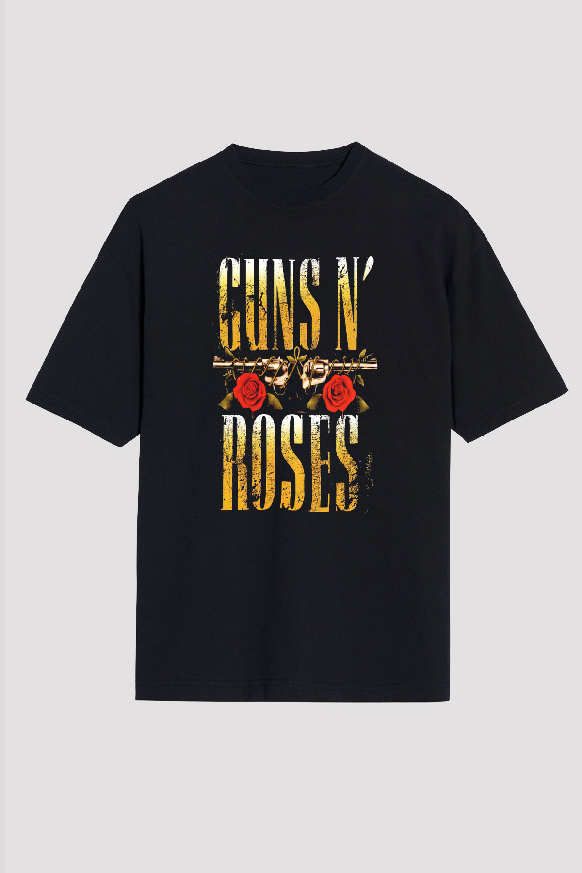 Guns N’ Roses Siyah Unisex Oversize Tişört T-Shirt
