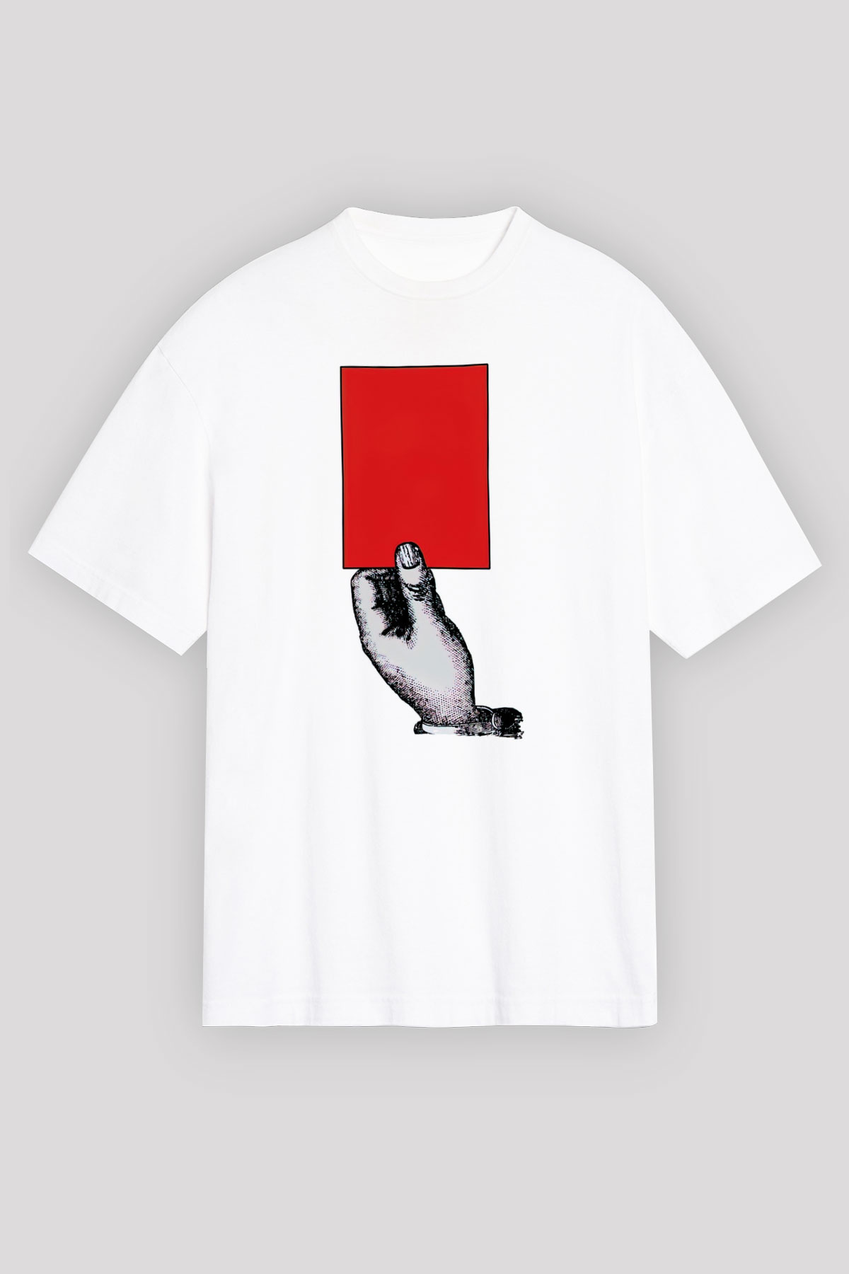 Hakem Beyaz Unisex Tişört T-Shirt - TişörtFabrikası