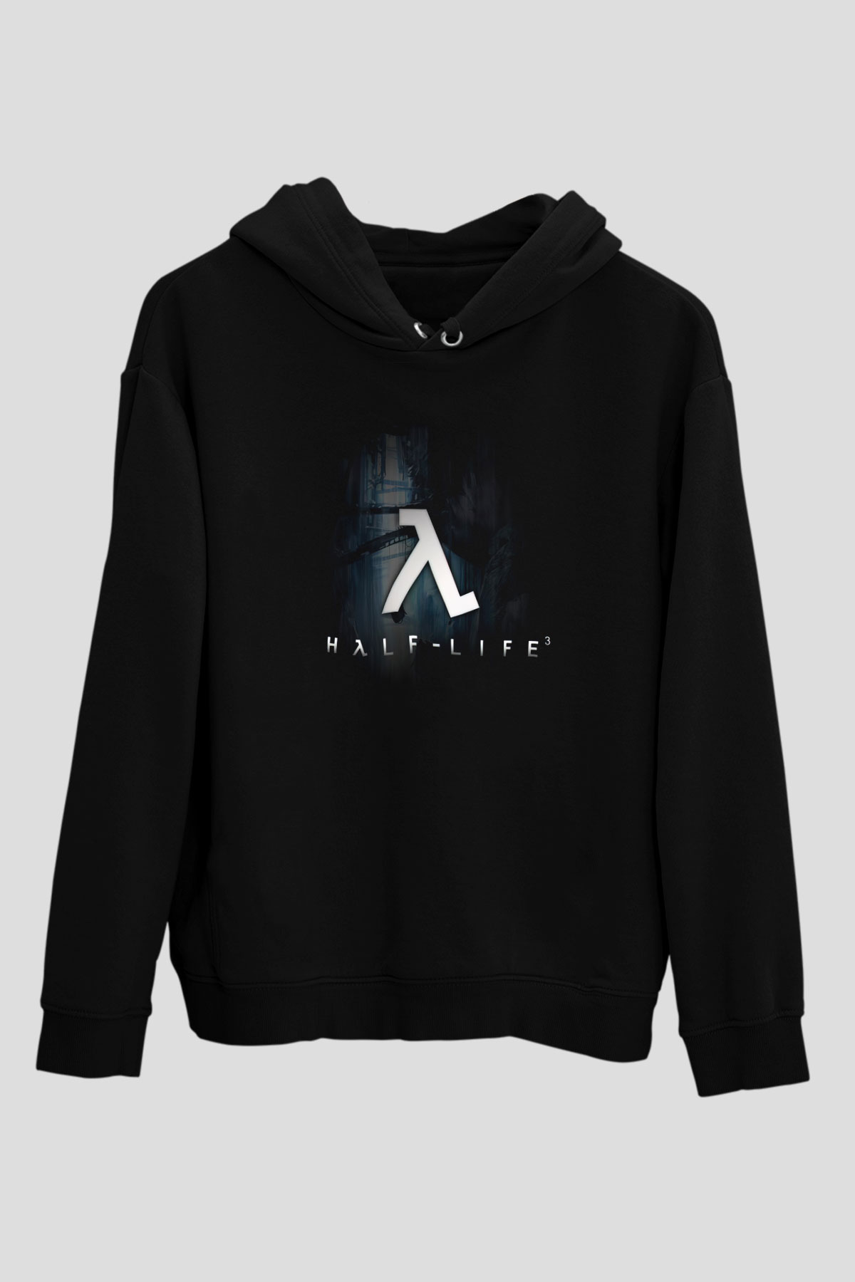 Half-Life Siyah Unisex Hoodie
