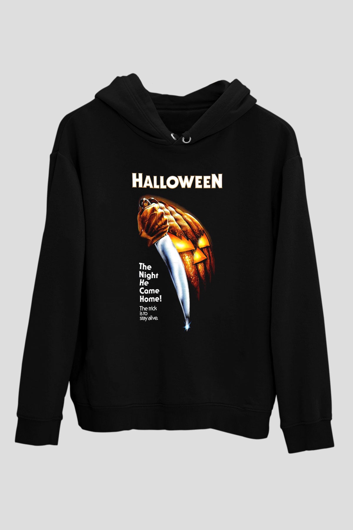 Halloween Siyah Unisex Hoodie