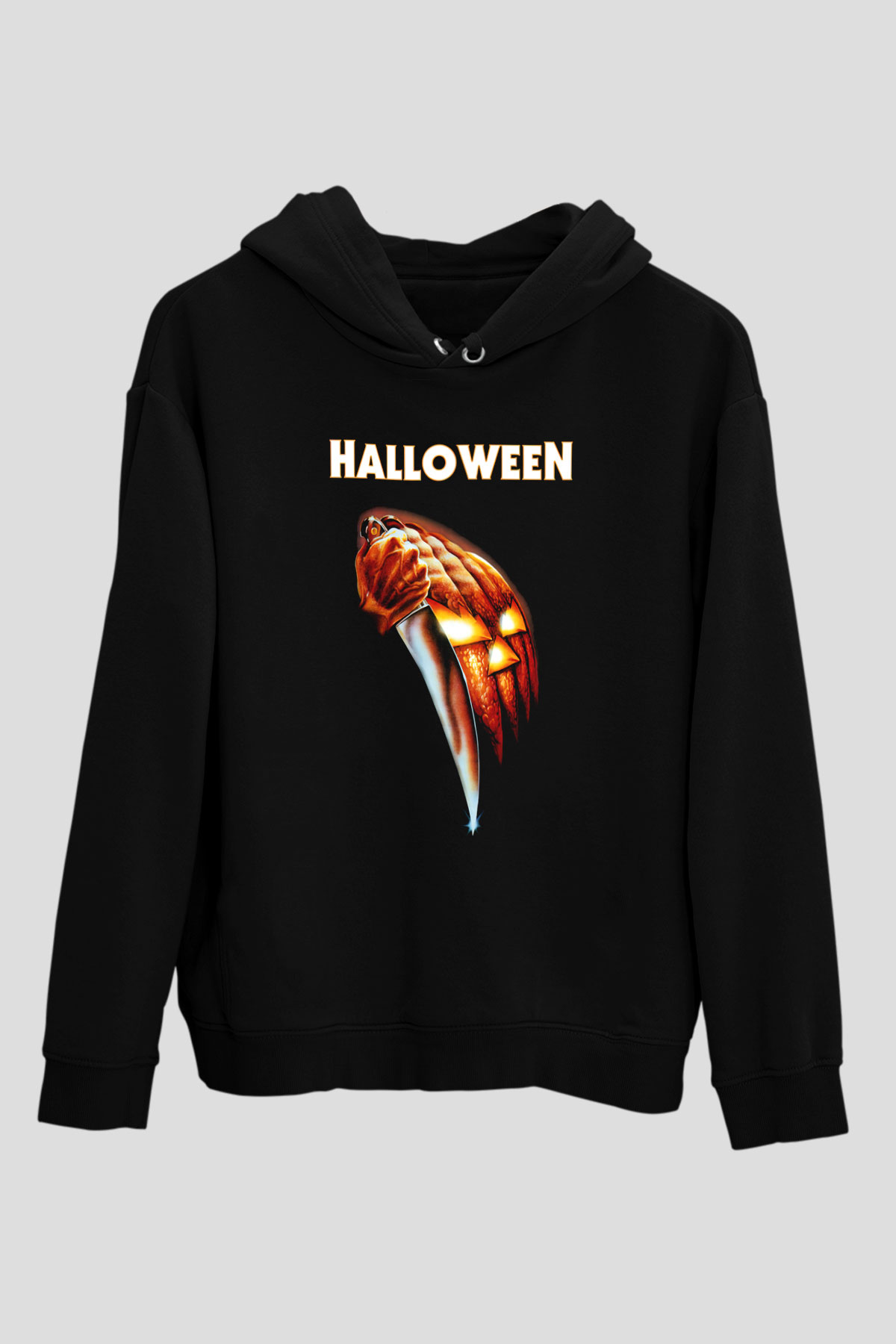 Halloween Siyah Unisex Hoodie