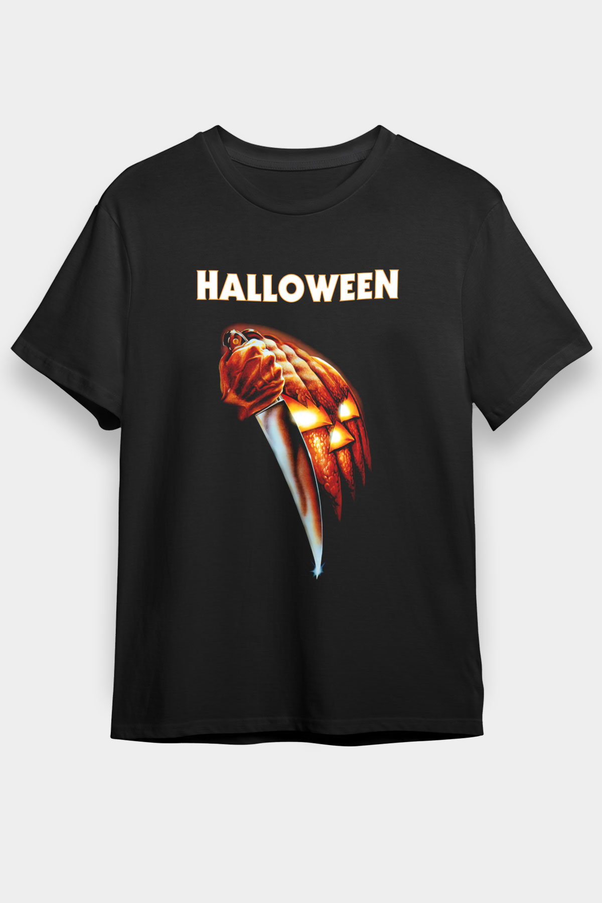 Halloween Black Unisex Graphic Tee - STREETWEAR