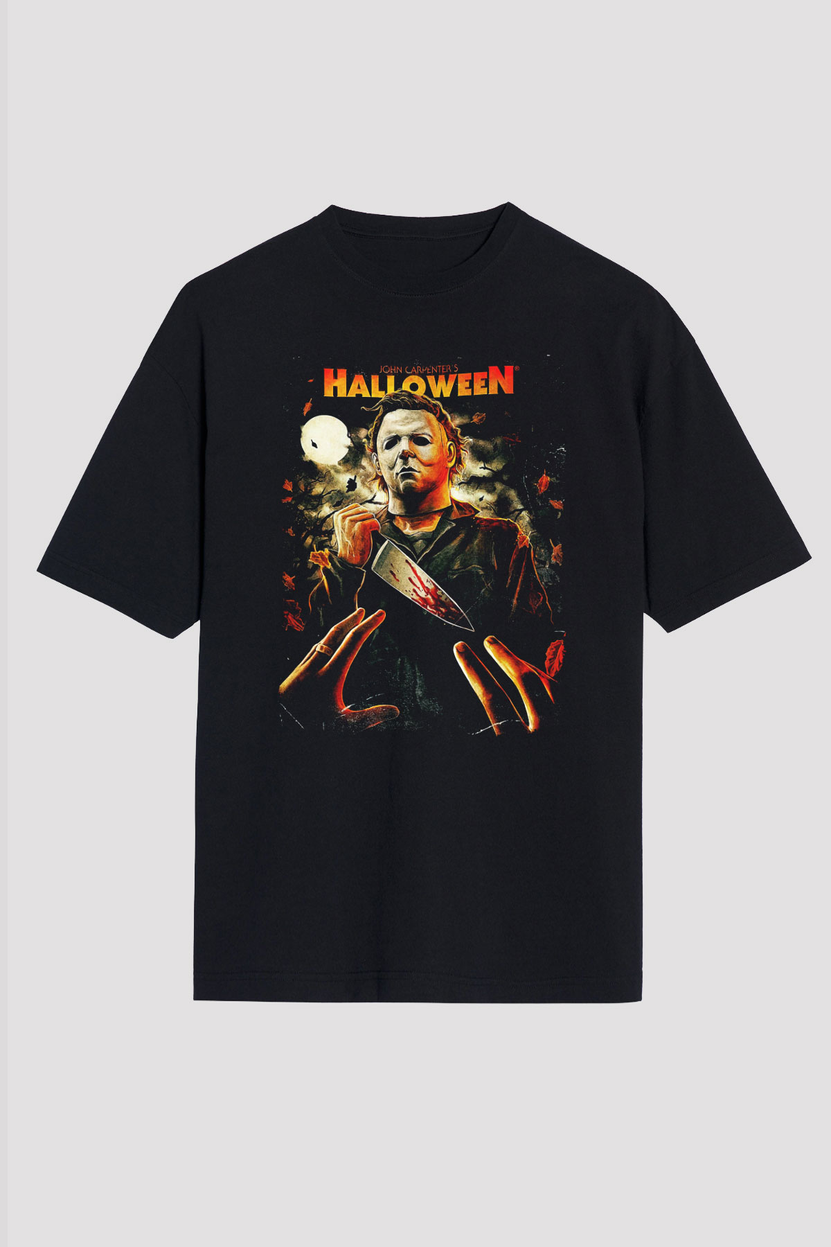 Halloween Siyah Unisex Tişört T-Shirt