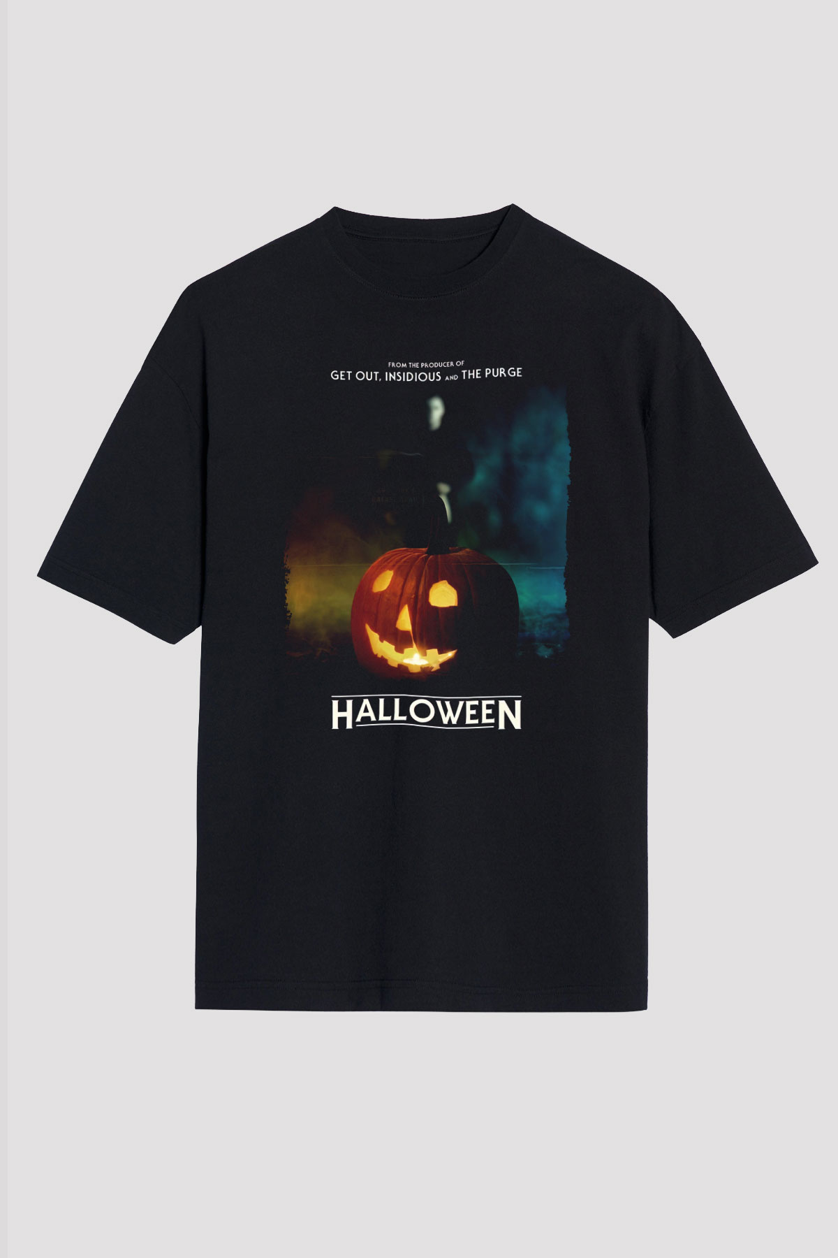 Halloween Siyah Unisex Tişört T-Shirt
