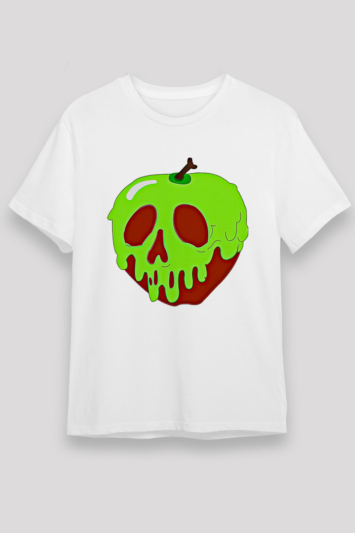 Halloween Unisex Baskılı Beyaz Tişört - Tshirt