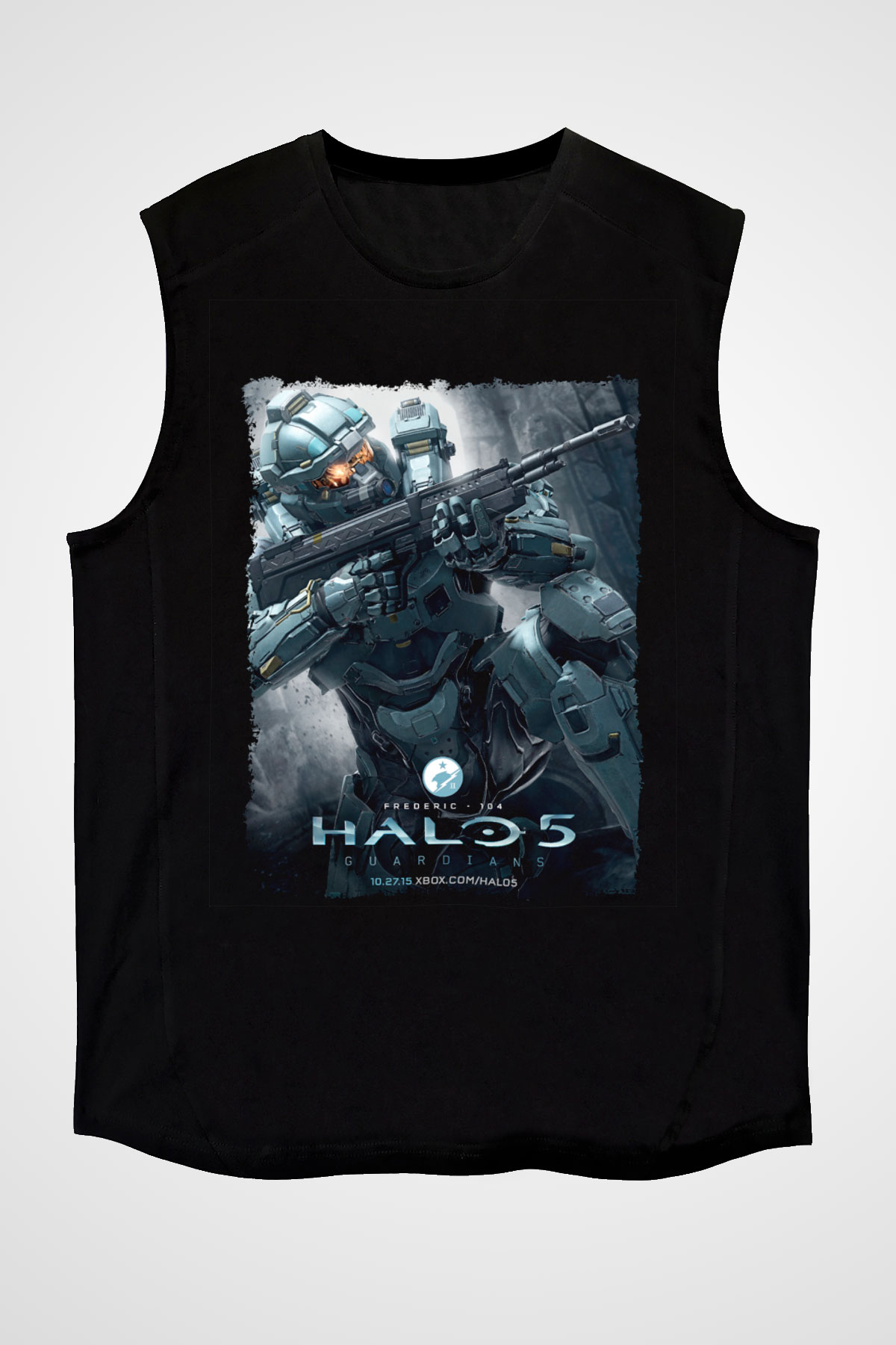 Halo Wars Siyah Unisex Kolsuz Tişört