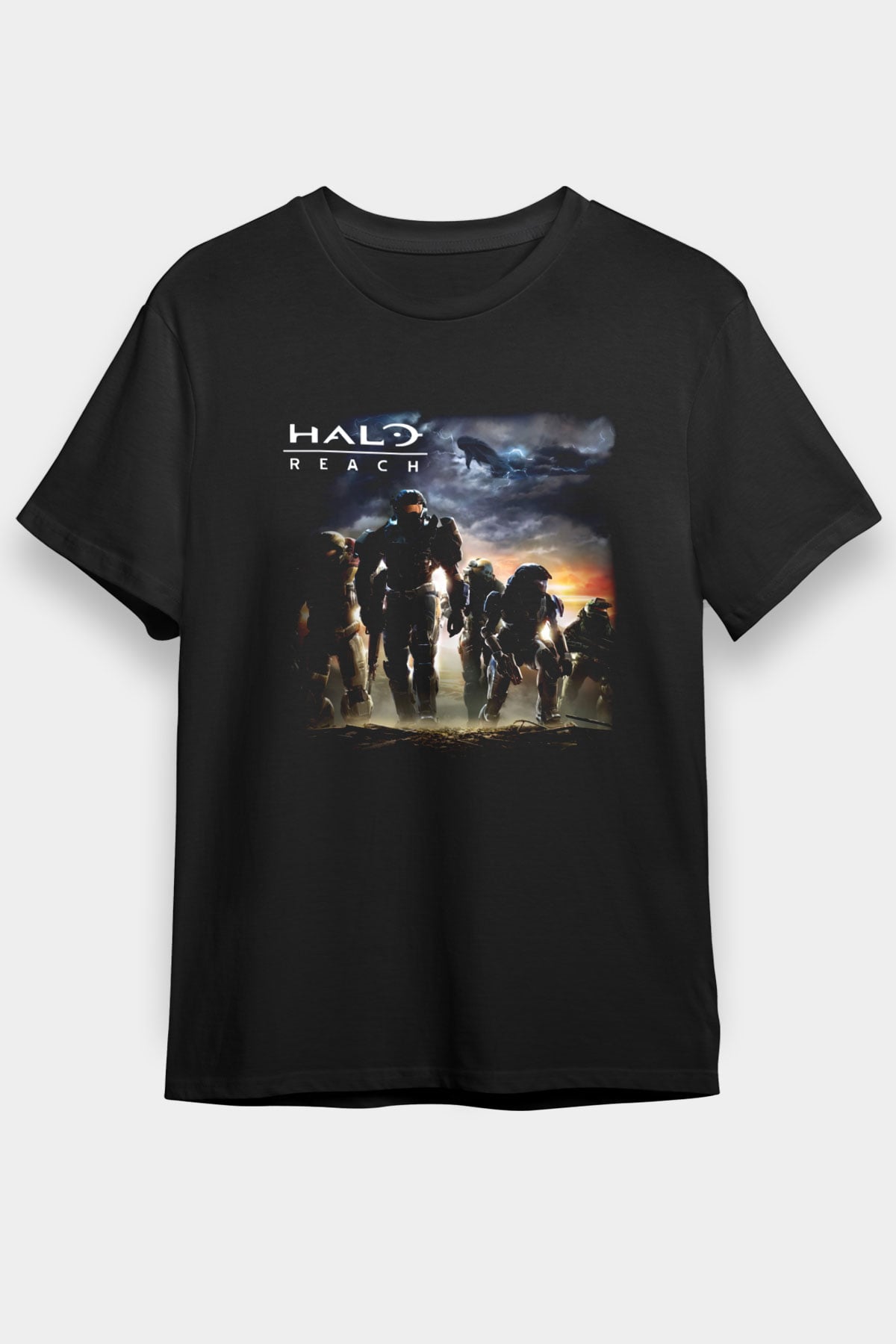 Halo Wars Siyah Unisex Tişört T-Shirt