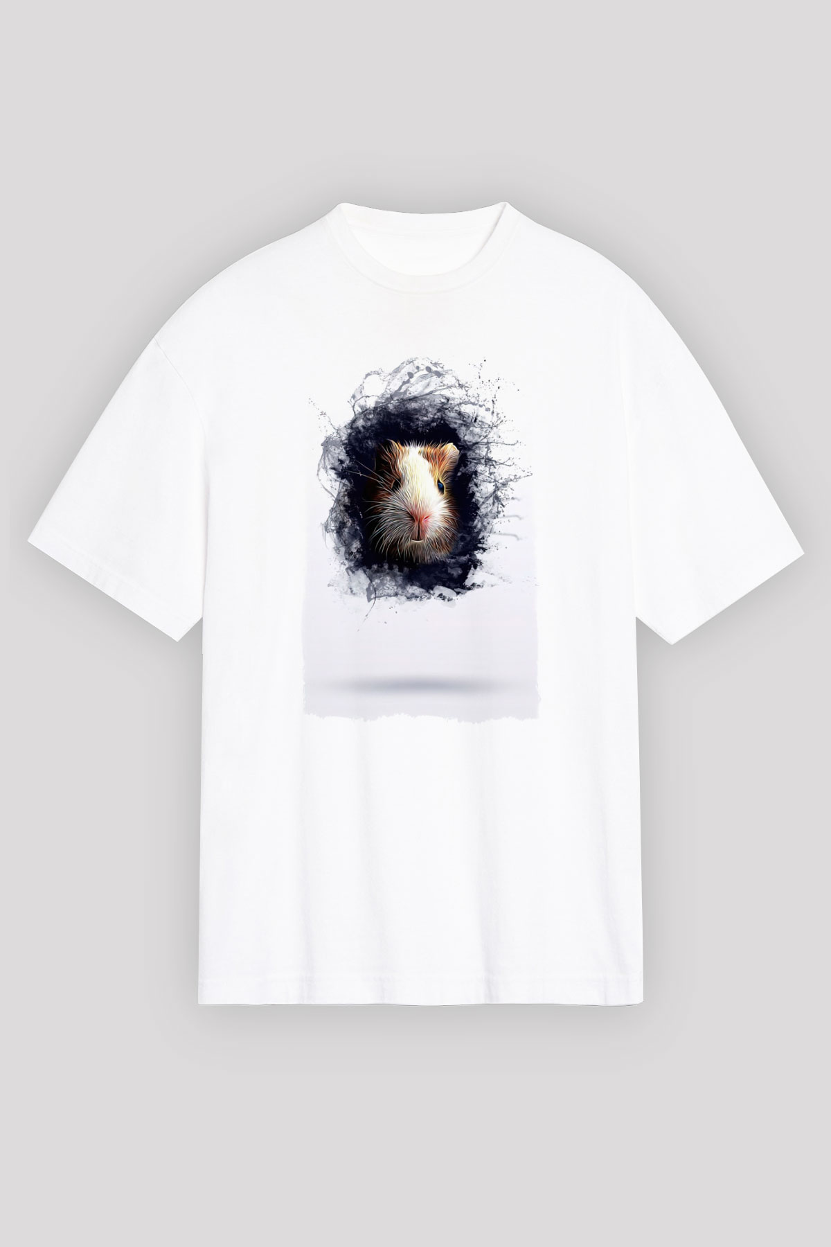 Hamster Beyaz Unisex Tişört T-Shirt - TişörtFabrikası