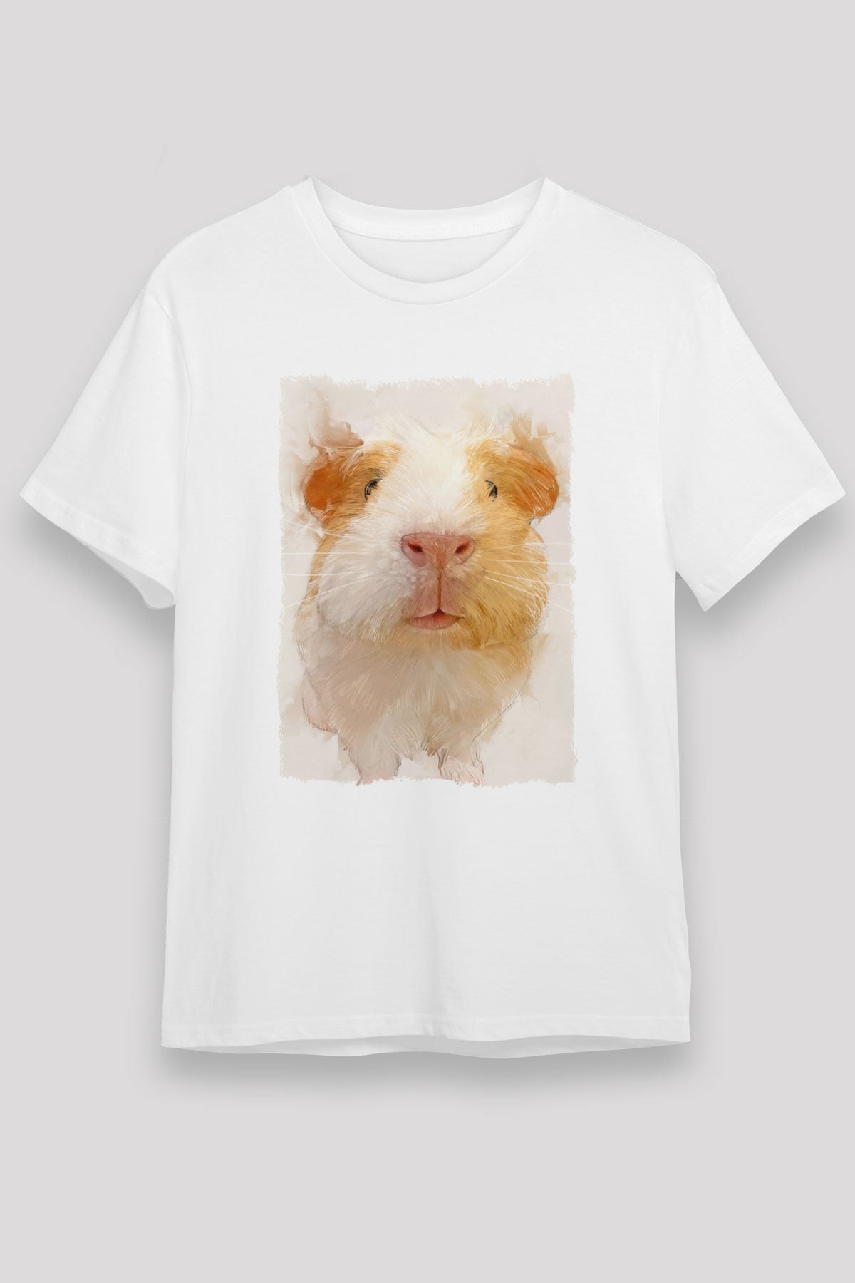 Hamster Beyaz Unisex Tişört T-Shirt - TişörtFabrikası