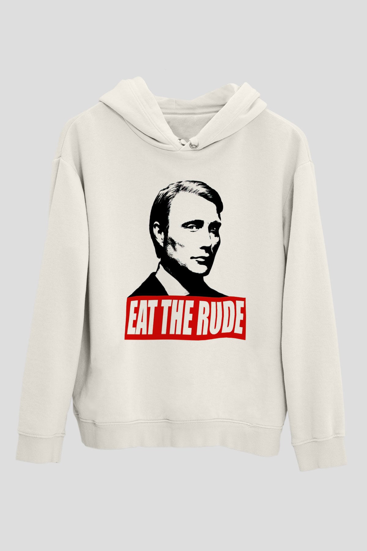 Hannibal Beyaz Unisex Hoodie