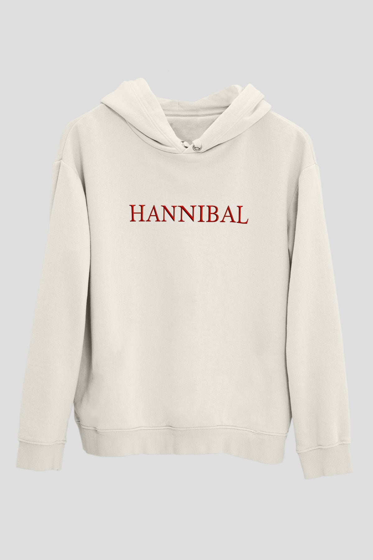 Hannibal Beyaz Unisex Hoodie
