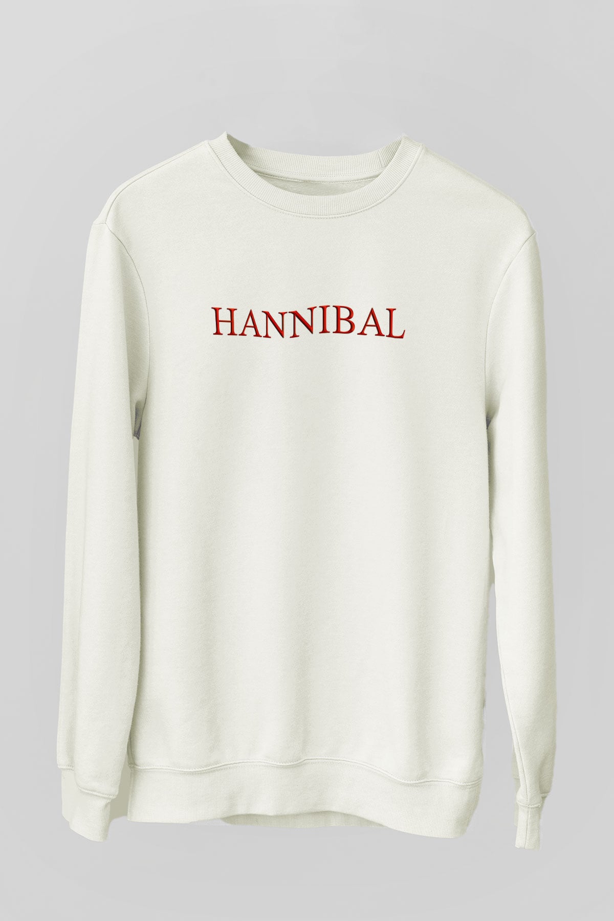 Hannibal Beyaz Unisex Sweatshirt