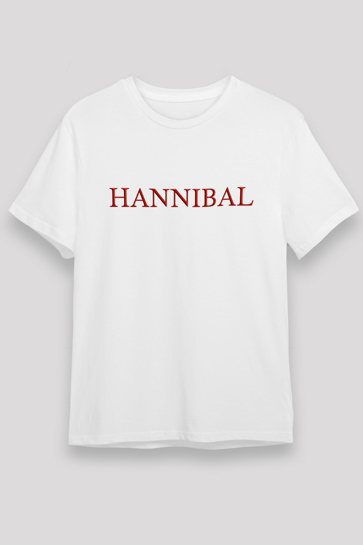 Hannibal Beyaz Unisex Tişört T-Shirt