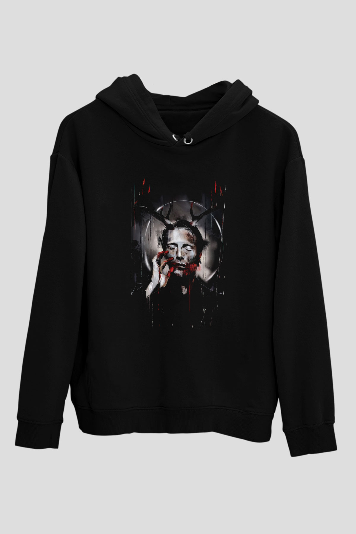 Hannibal Siyah Unisex Hoodie