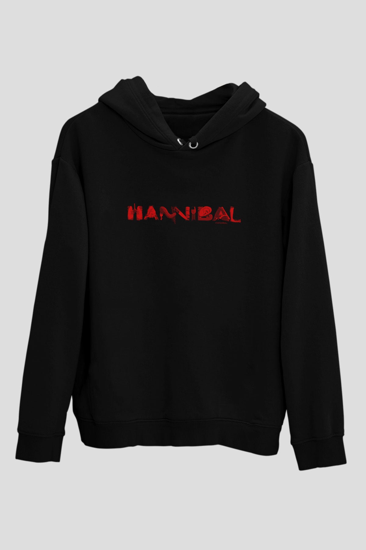 Hannibal Siyah Unisex Hoodie