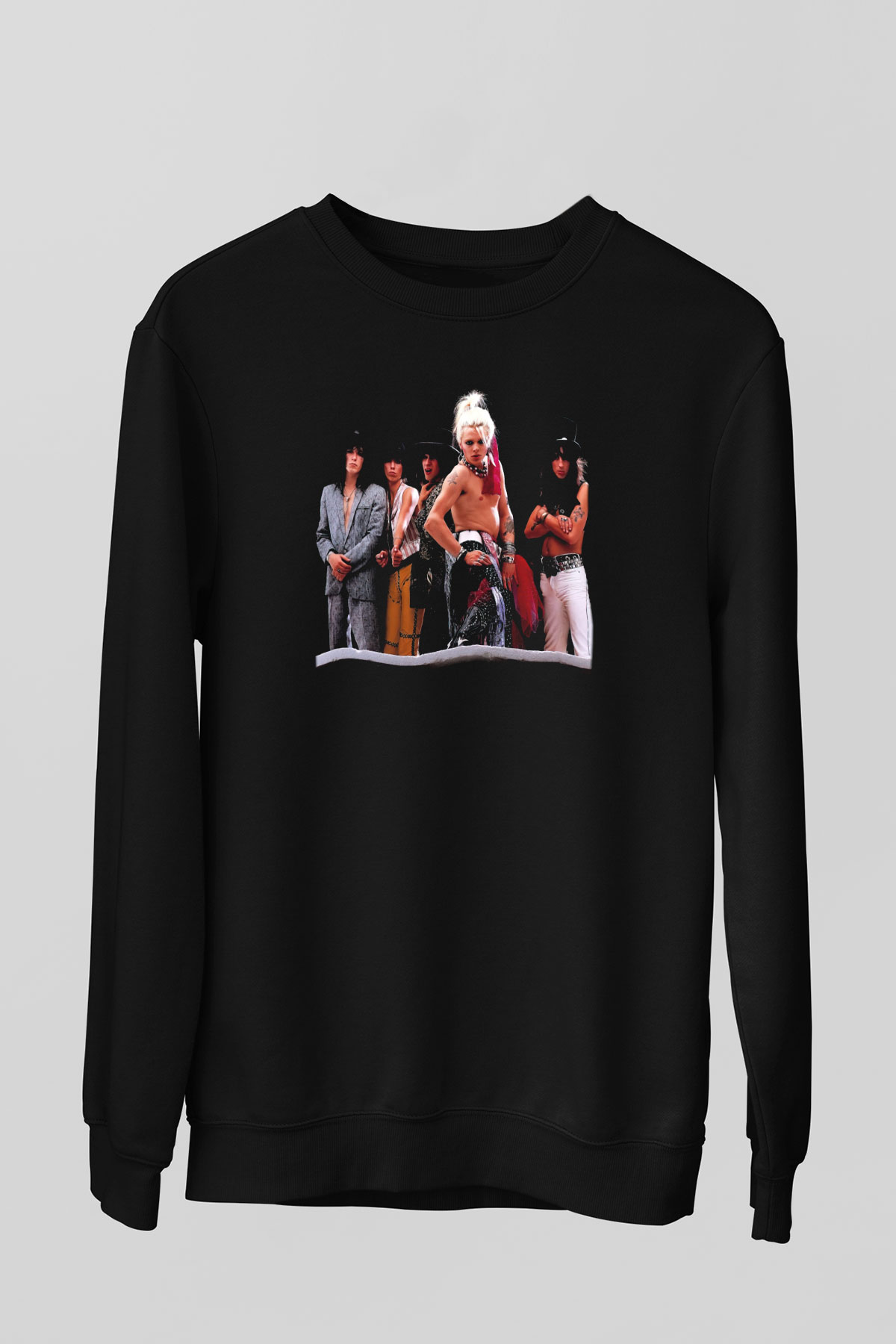 Hanoi Rocks Siyah Unisex Sweatshirt