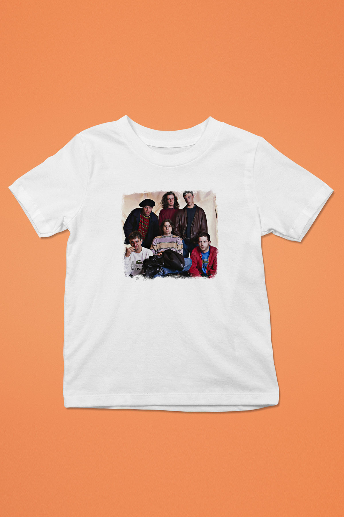 Happy Mondays Baskılı Unisex Beyaz Çocuk Tişört