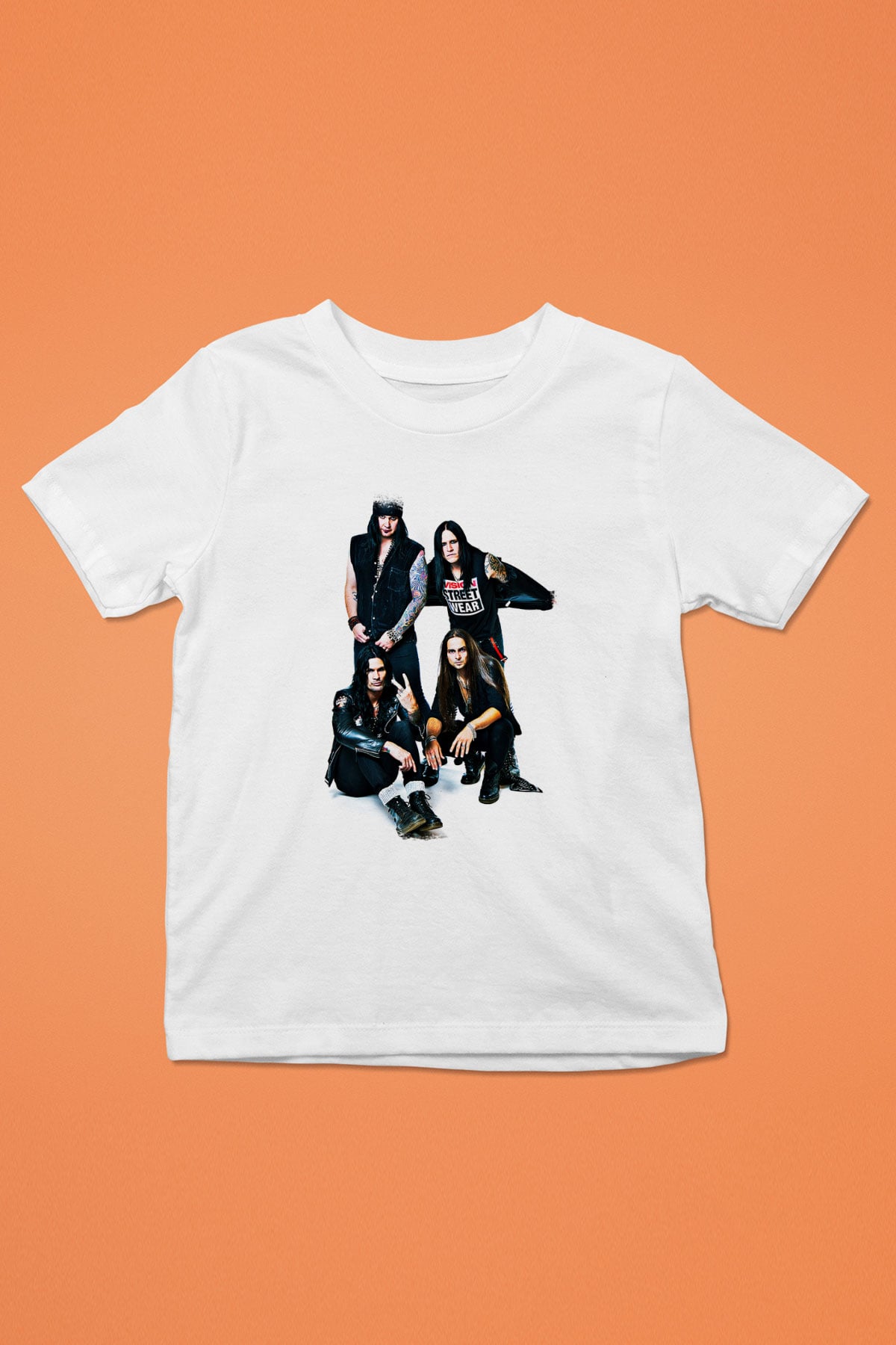 Hardcore Superstar Baskılı Unisex Beyaz Çocuk Tişört