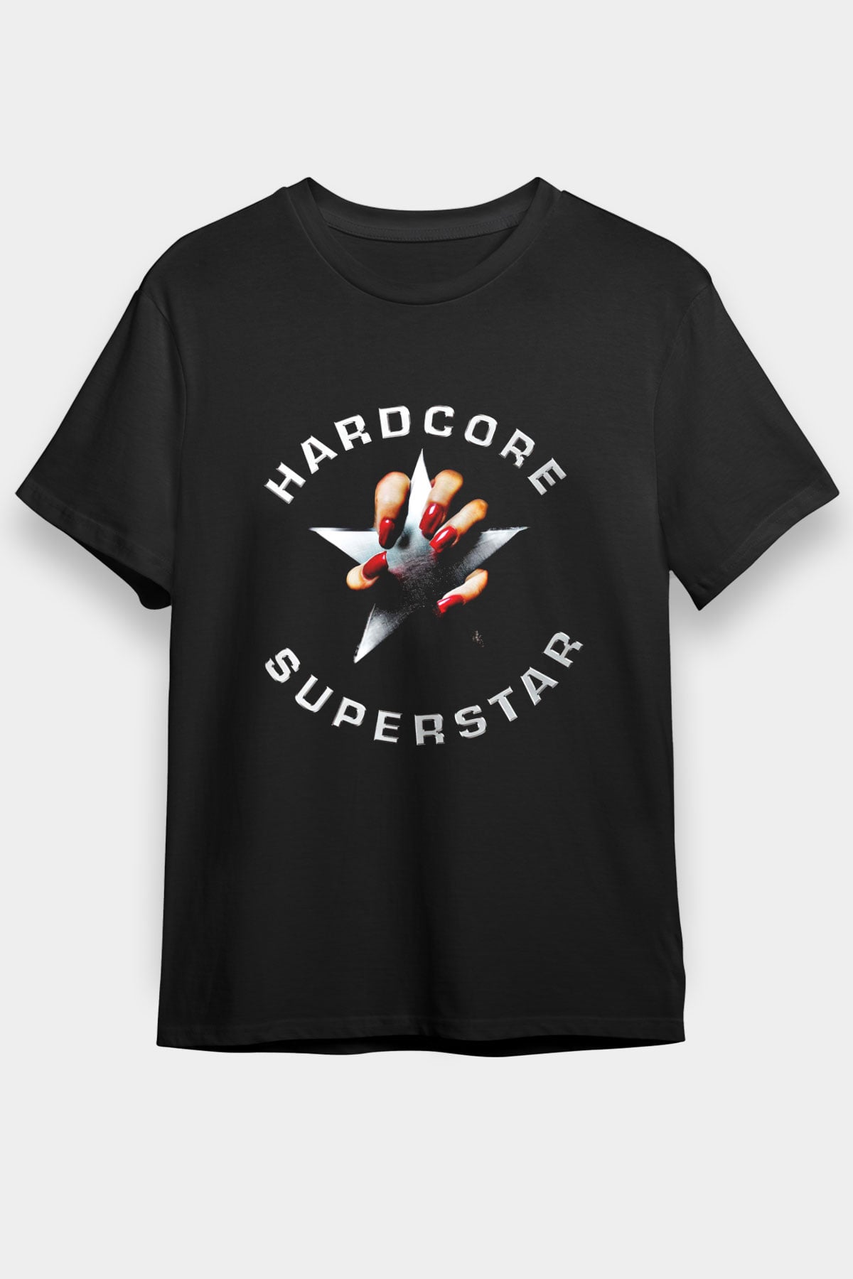 Hardcore Superstar Baskılı Unisex Siyah Tişört