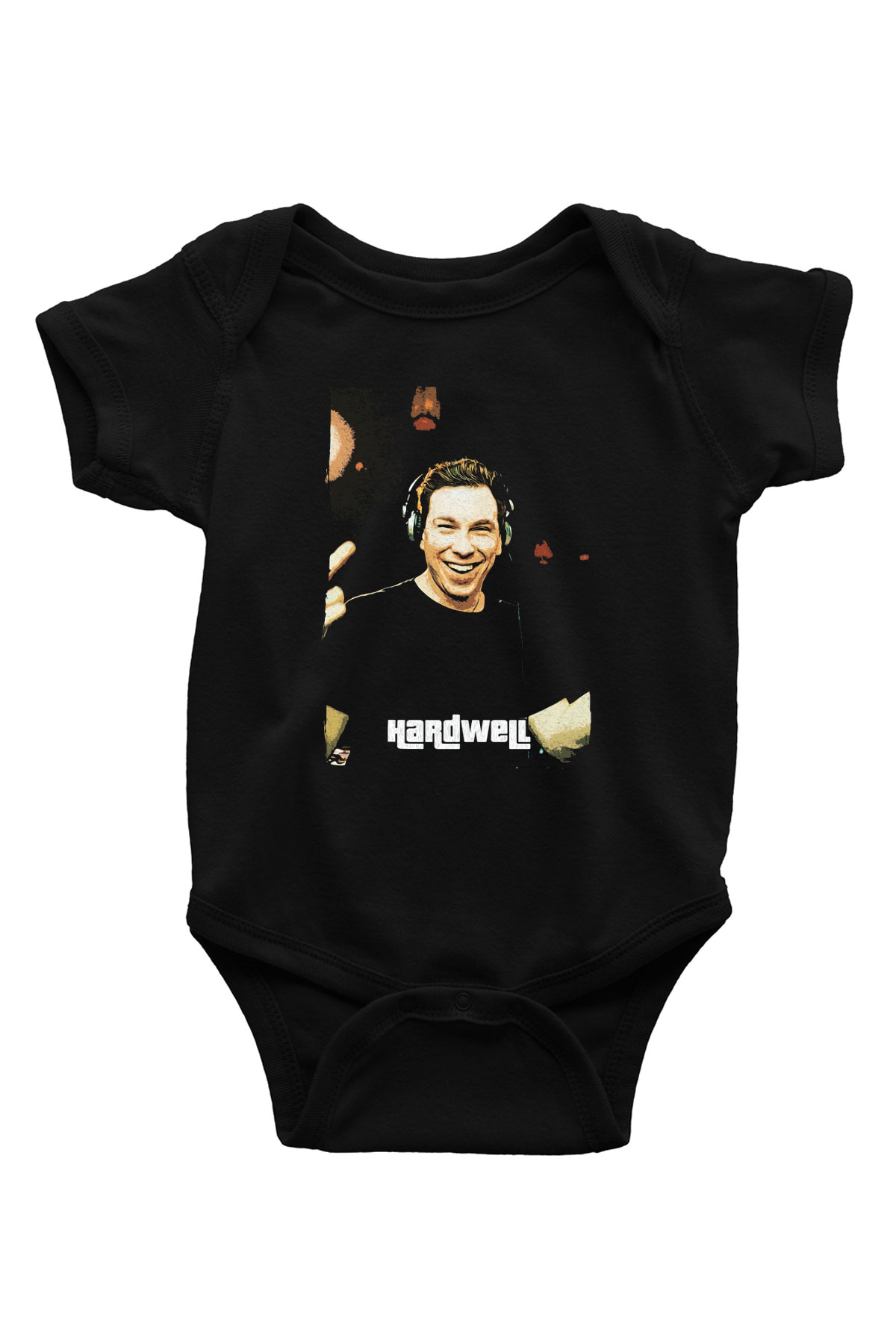 Hardwell Siyah Bebek Body - Zıbın