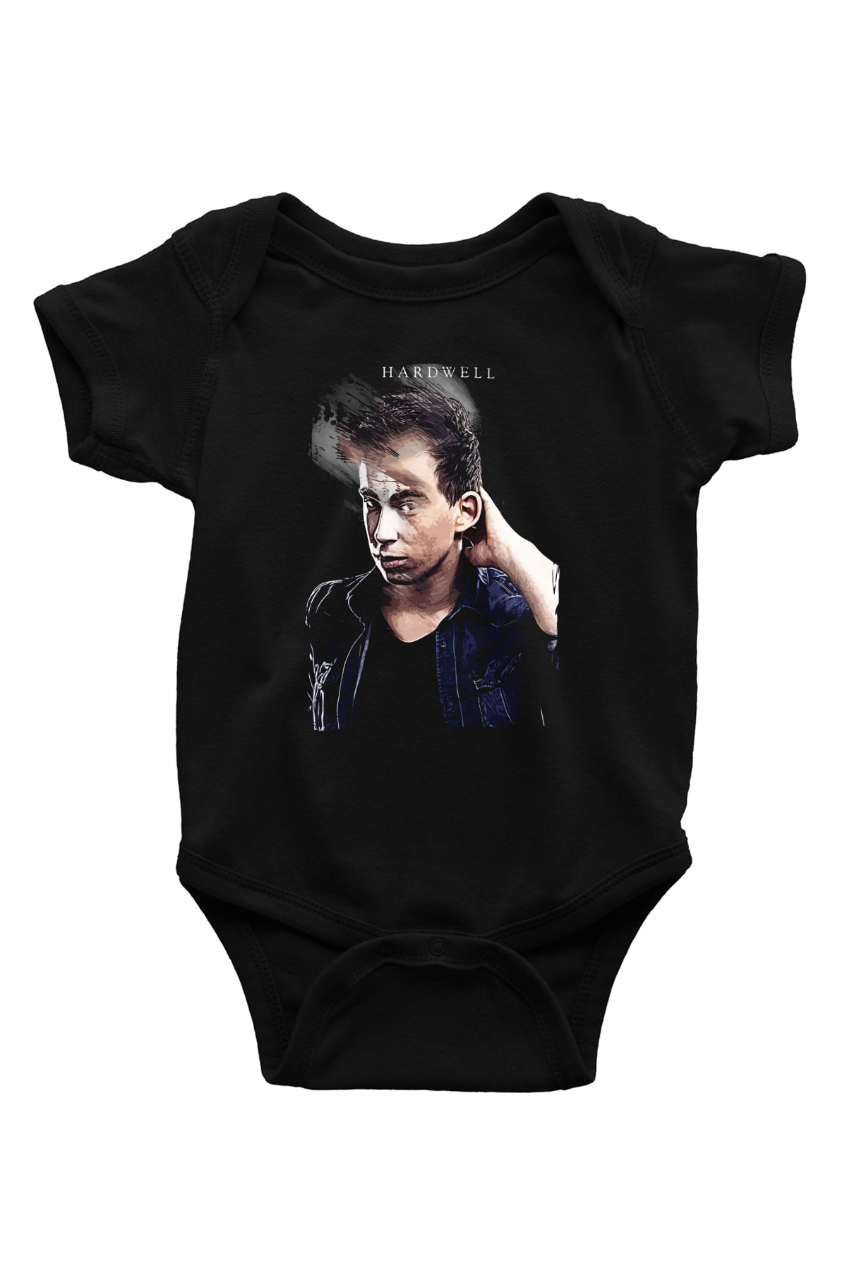 Hardwell Siyah Bebek Body - Zıbın