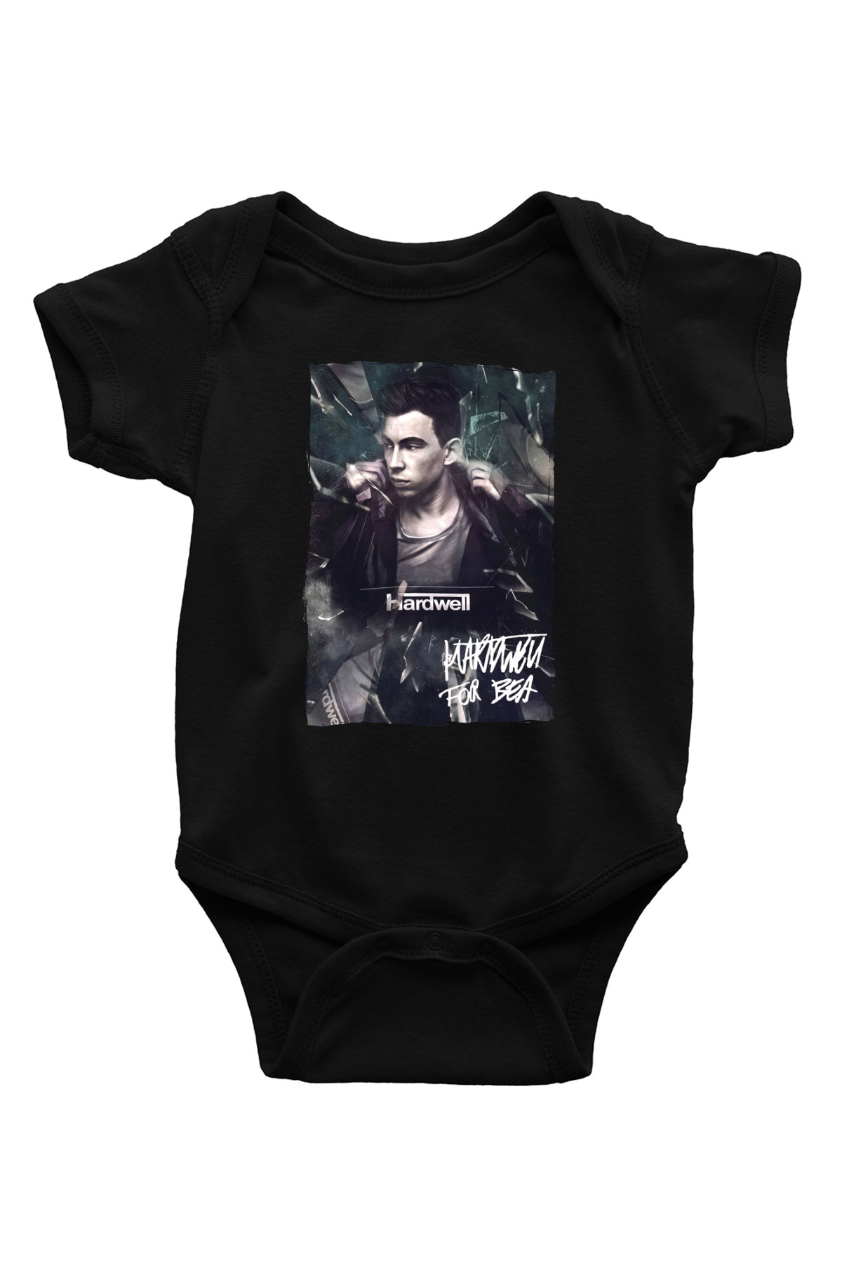 Hardwell Siyah Bebek Body - Zıbın