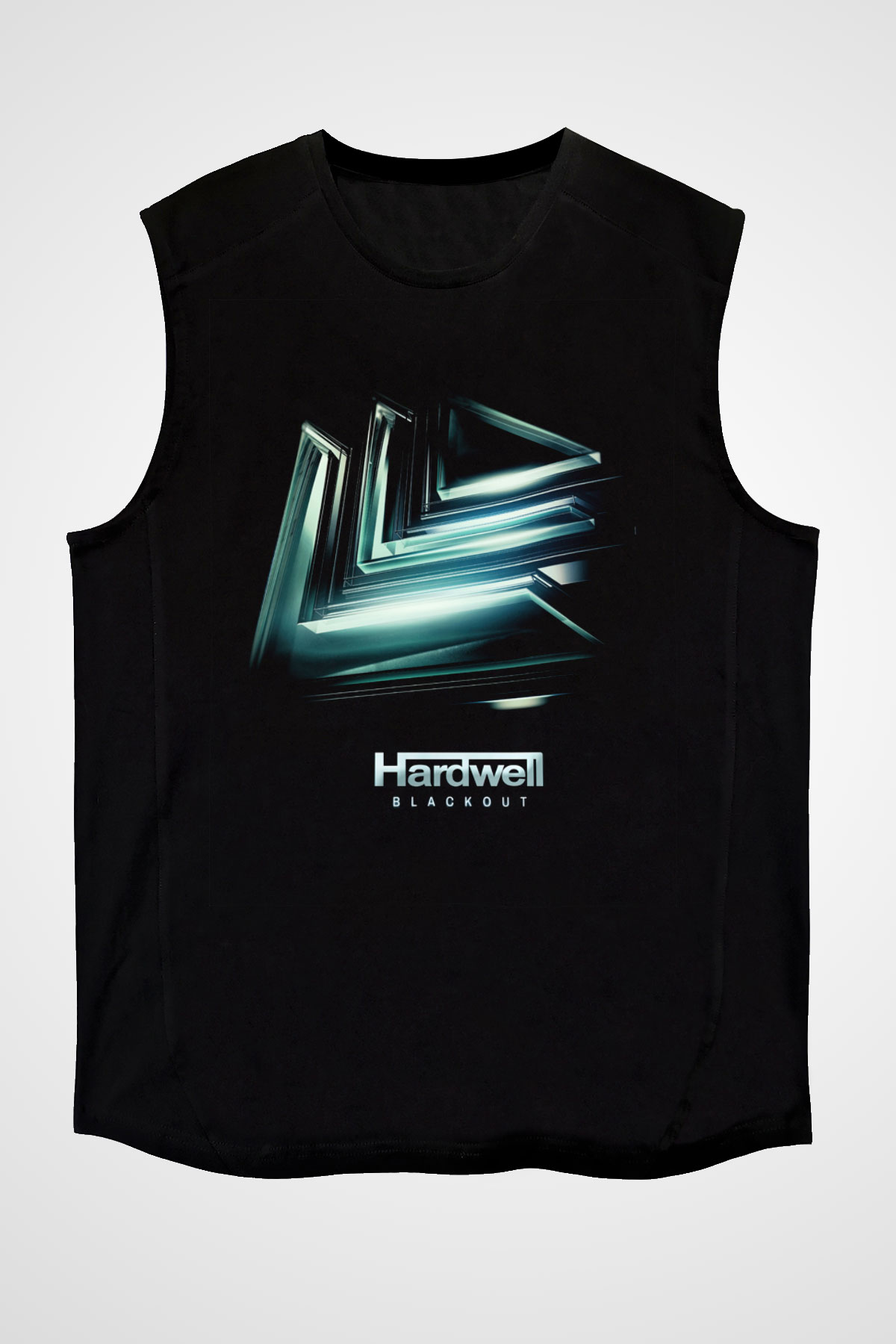 Hardwell Siyah Unisex Kolsuz Tişört