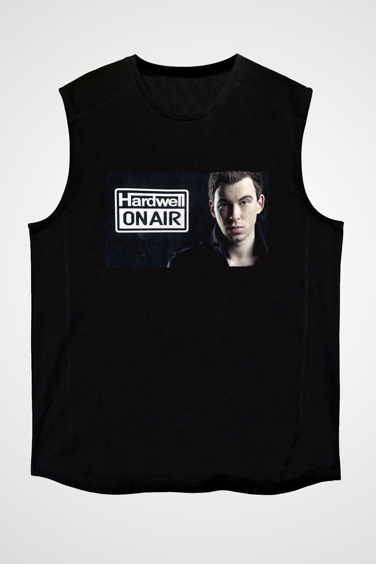Hardwell Siyah Unisex Kolsuz Tişört