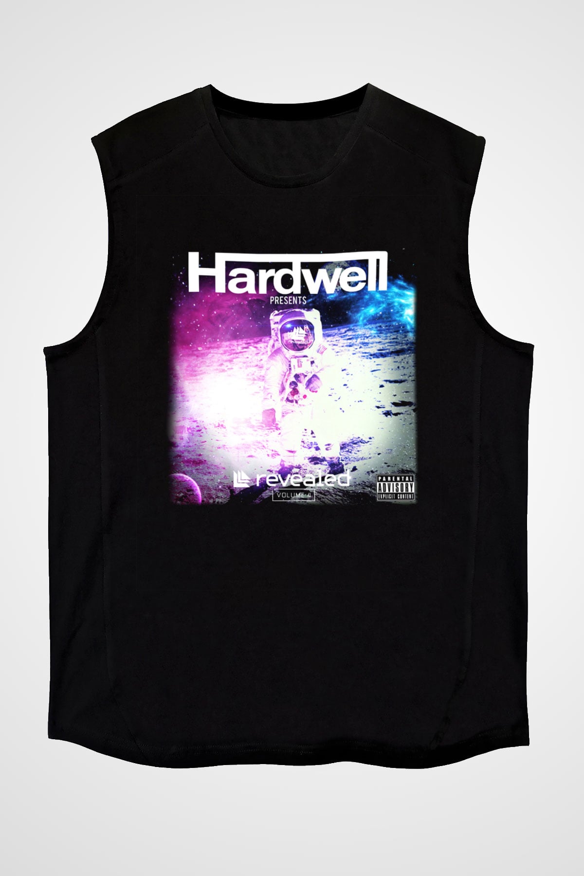 Hardwell Siyah Unisex Kolsuz Tişört