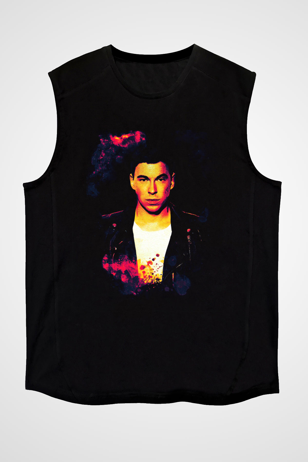 Hardwell Siyah Unisex Kolsuz Tişört