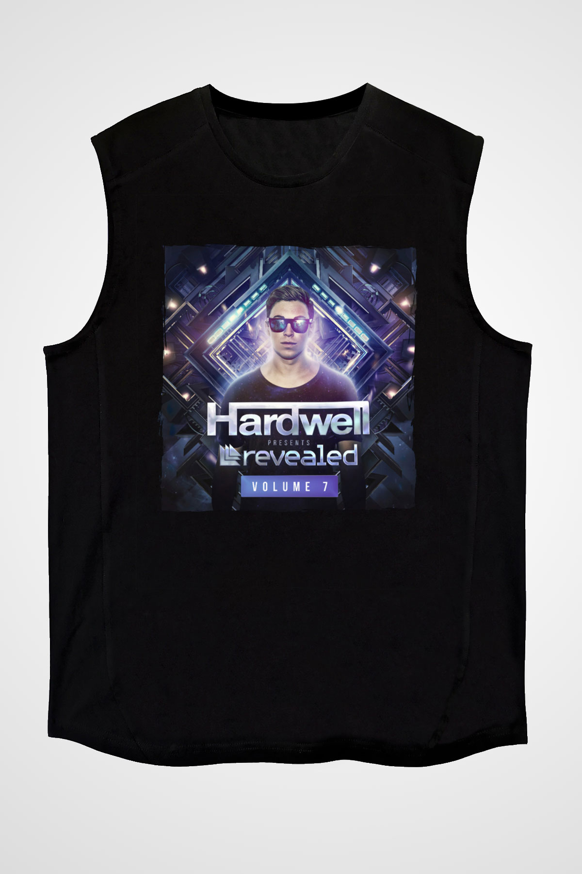 Hardwell Siyah Unisex Kolsuz Tişört