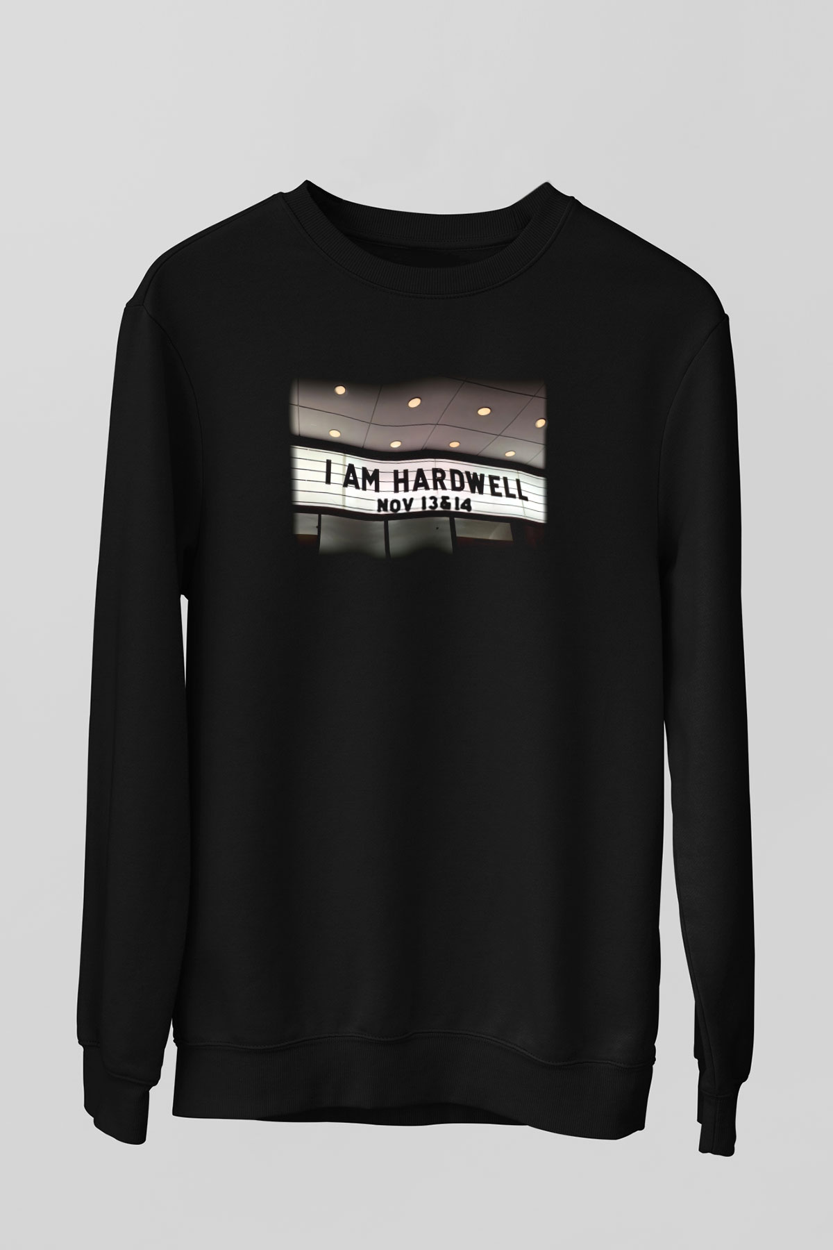 Hardwell Siyah Unisex Sweatshirt