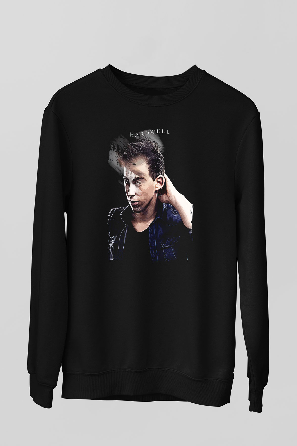 Hardwell Siyah Unisex Sweatshirt