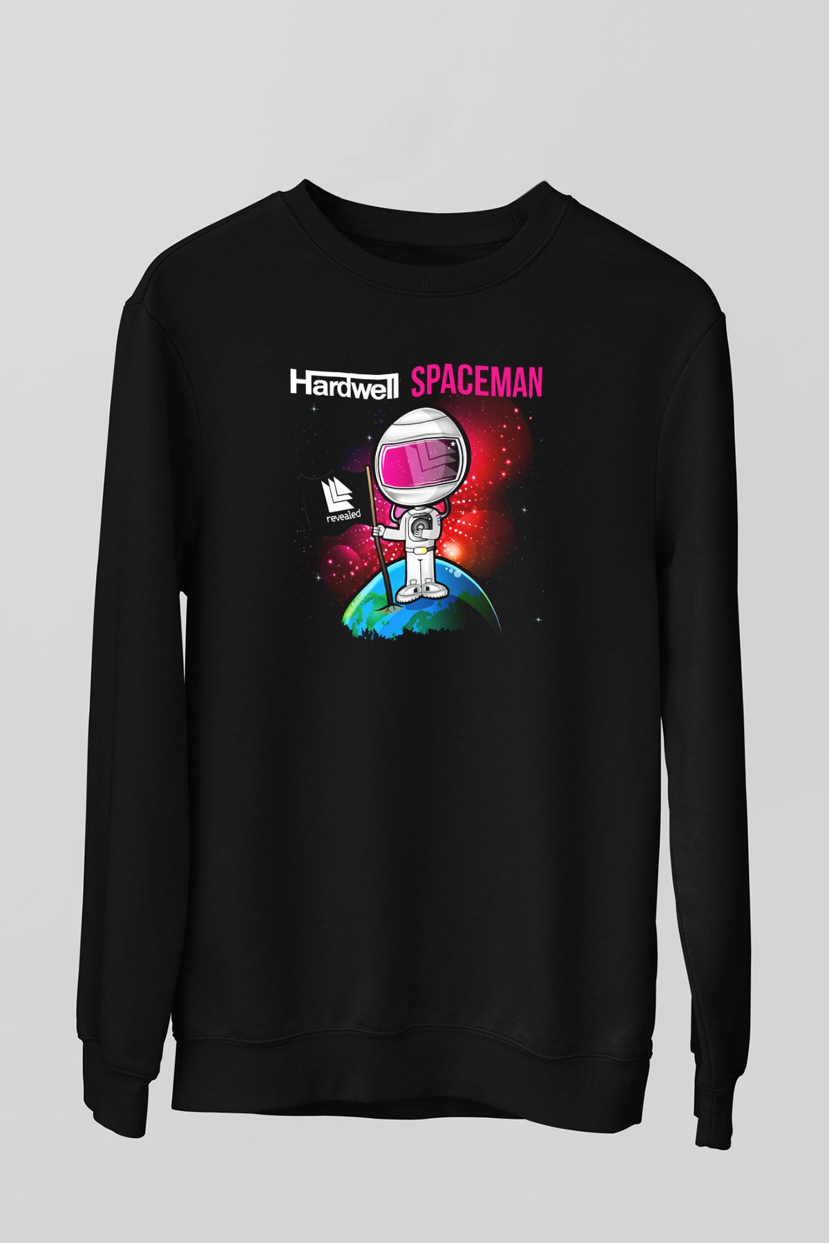 Hardwell Siyah Unisex Sweatshirt