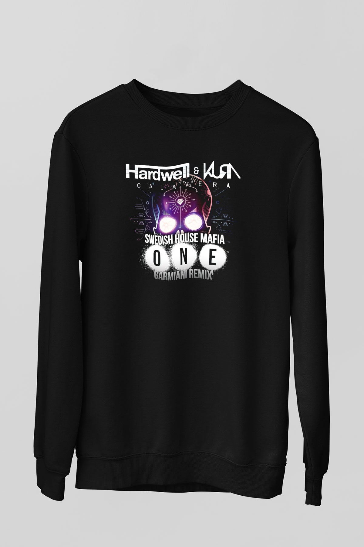 Hardwell Siyah Unisex Sweatshirt