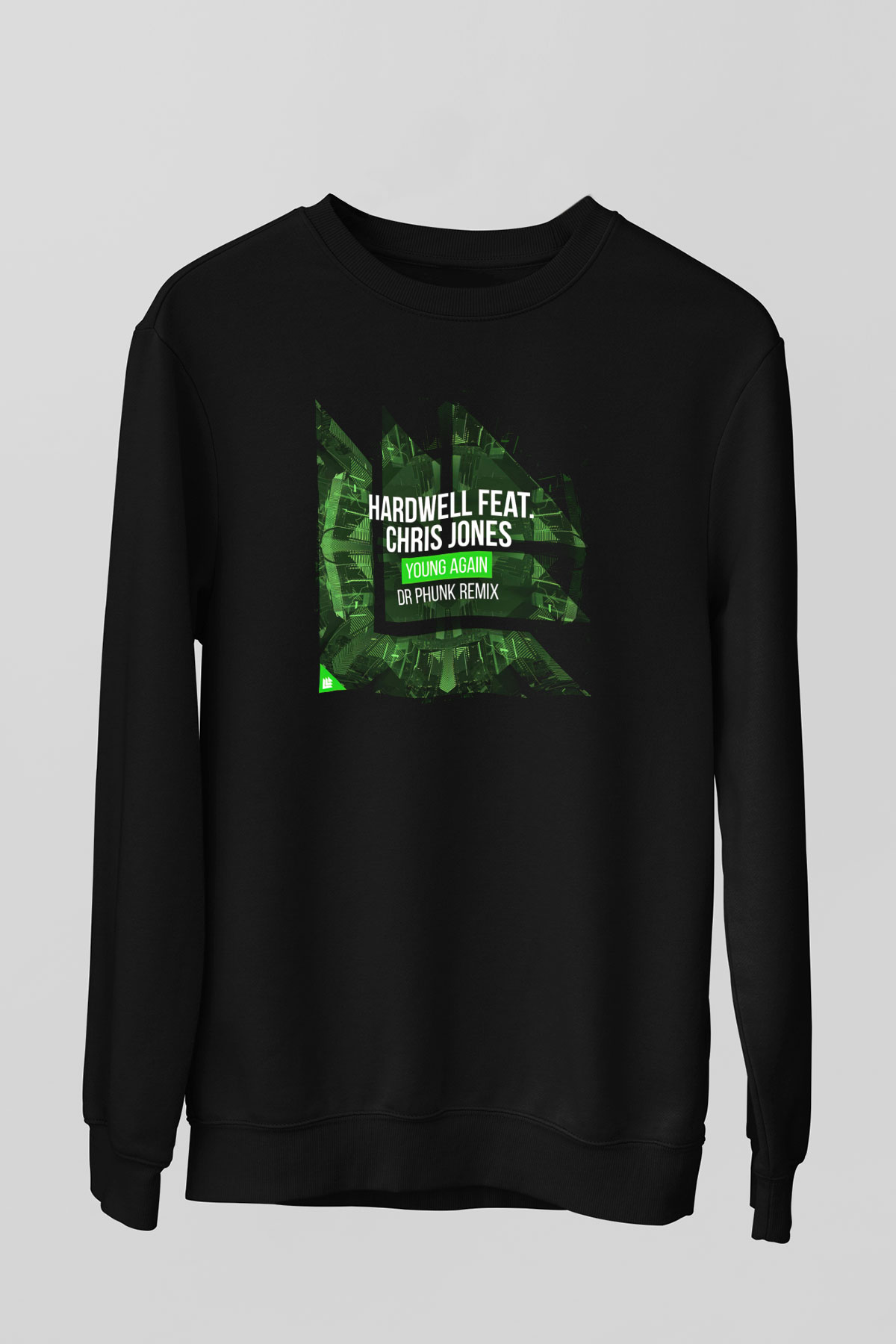 Hardwell Siyah Unisex Sweatshirt