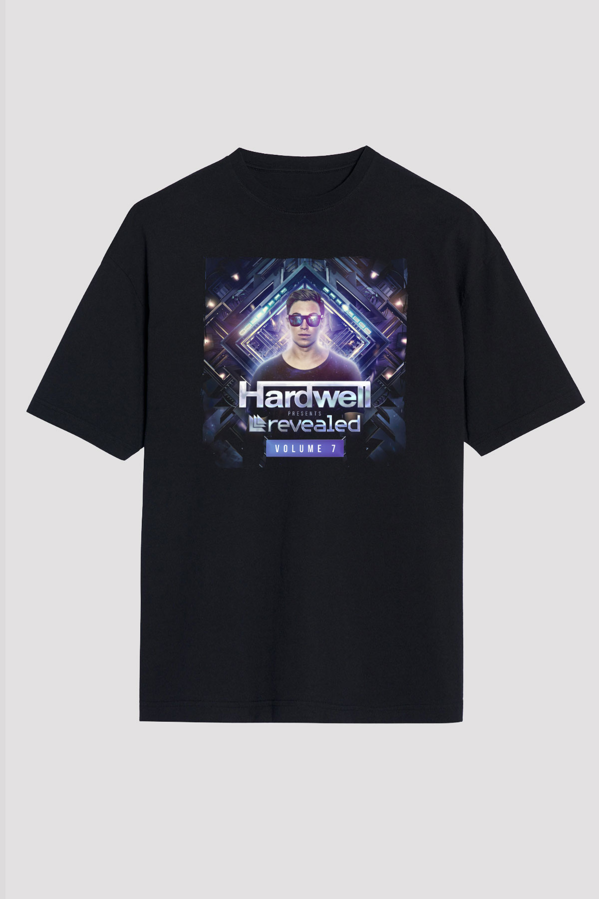 Hardwell Siyah Unisex Tişört T-Shirt - TişörtFabrikası
