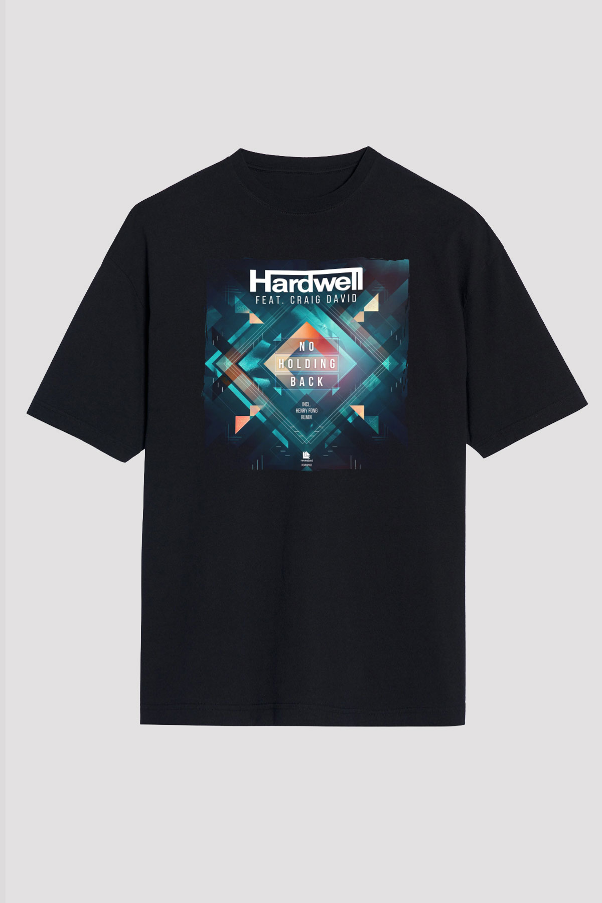 Hardwell Siyah Unisex Tişört T-Shirt - TişörtFabrikası