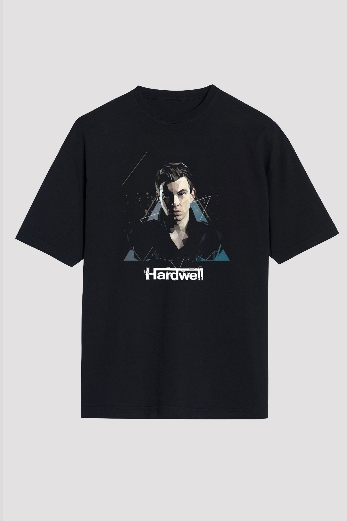 Hardwell Siyah Unisex Tişört T-Shirt - TişörtFabrikası