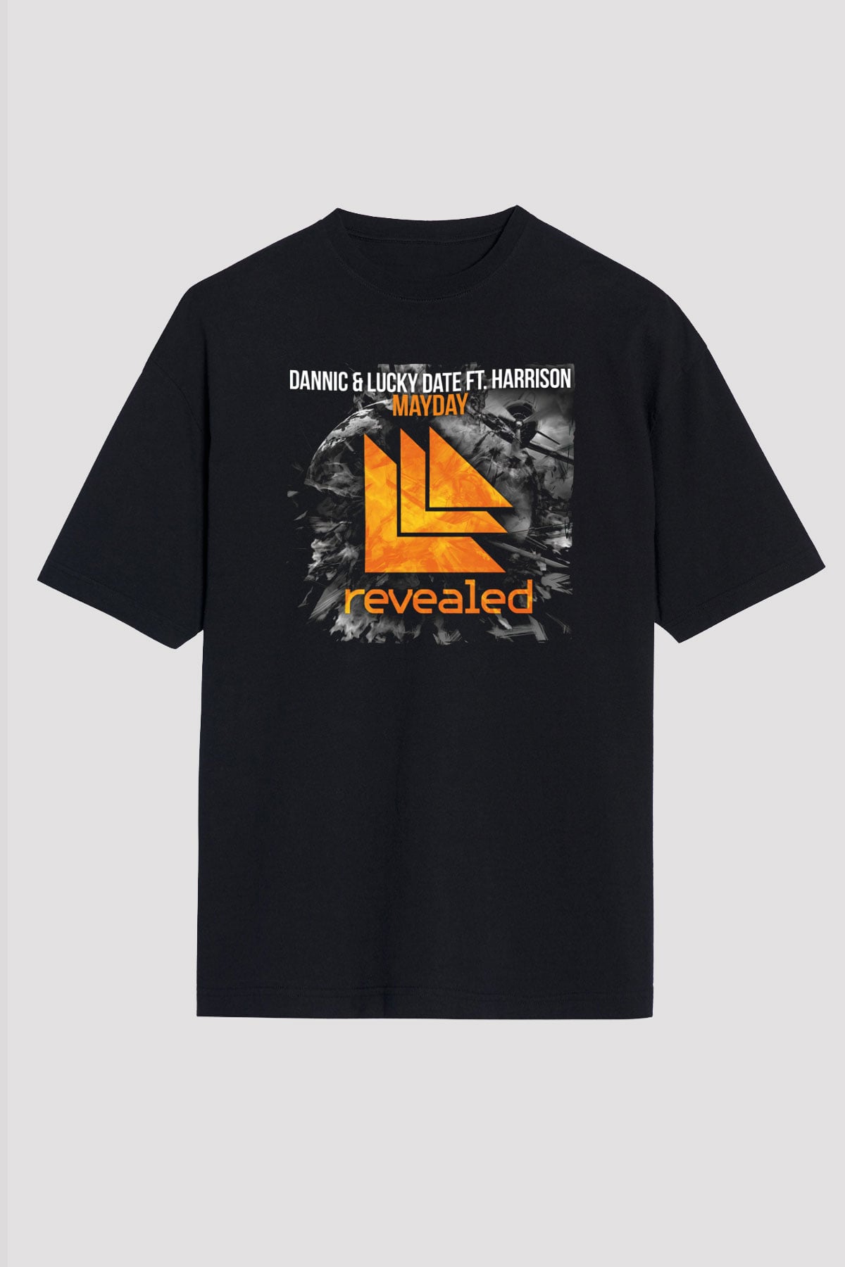 Hardwell Siyah Unisex Tişört T-Shirt - TişörtFabrikası