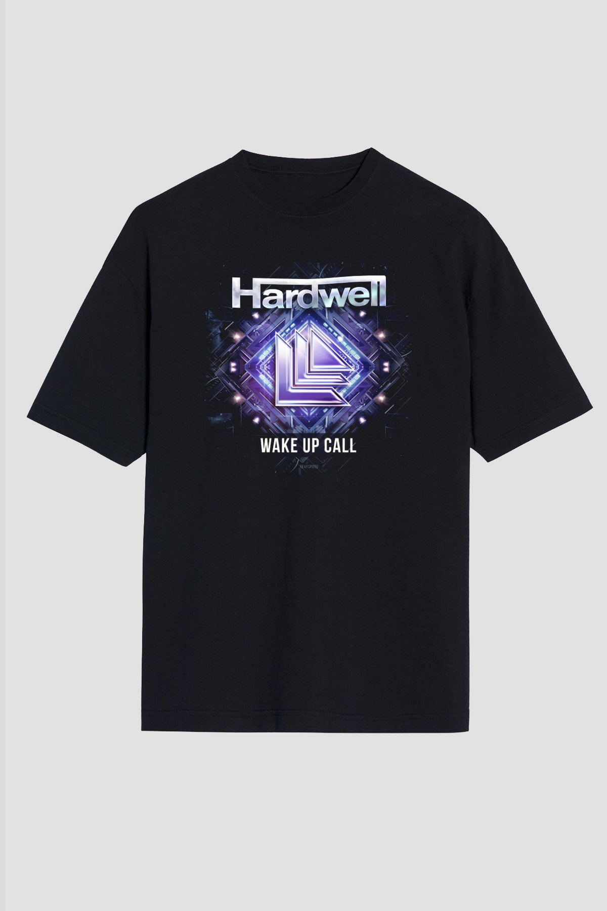 Hardwell Siyah Unisex Tişört T-Shirt - TişörtFabrikası