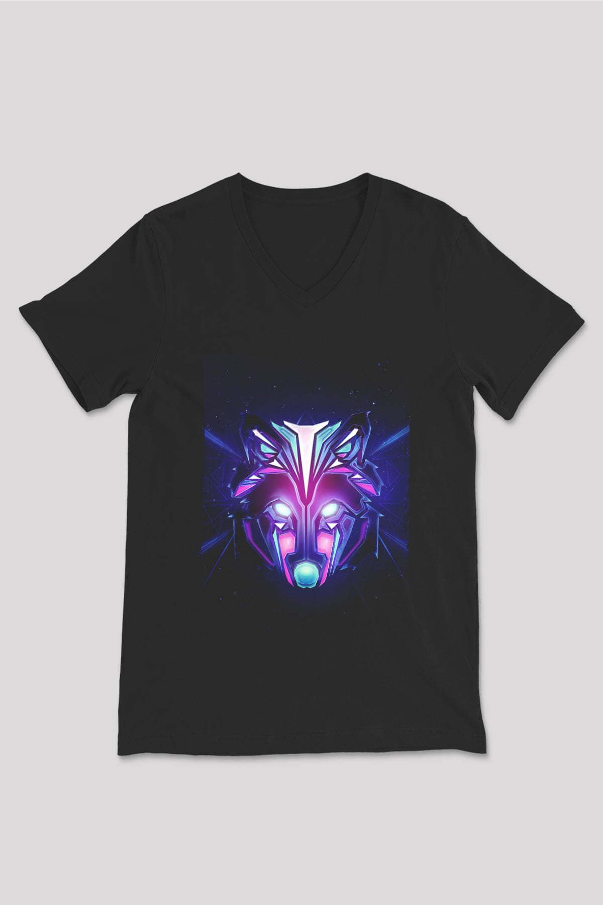 Hardwell Siyah Unisex V Yaka Tişört