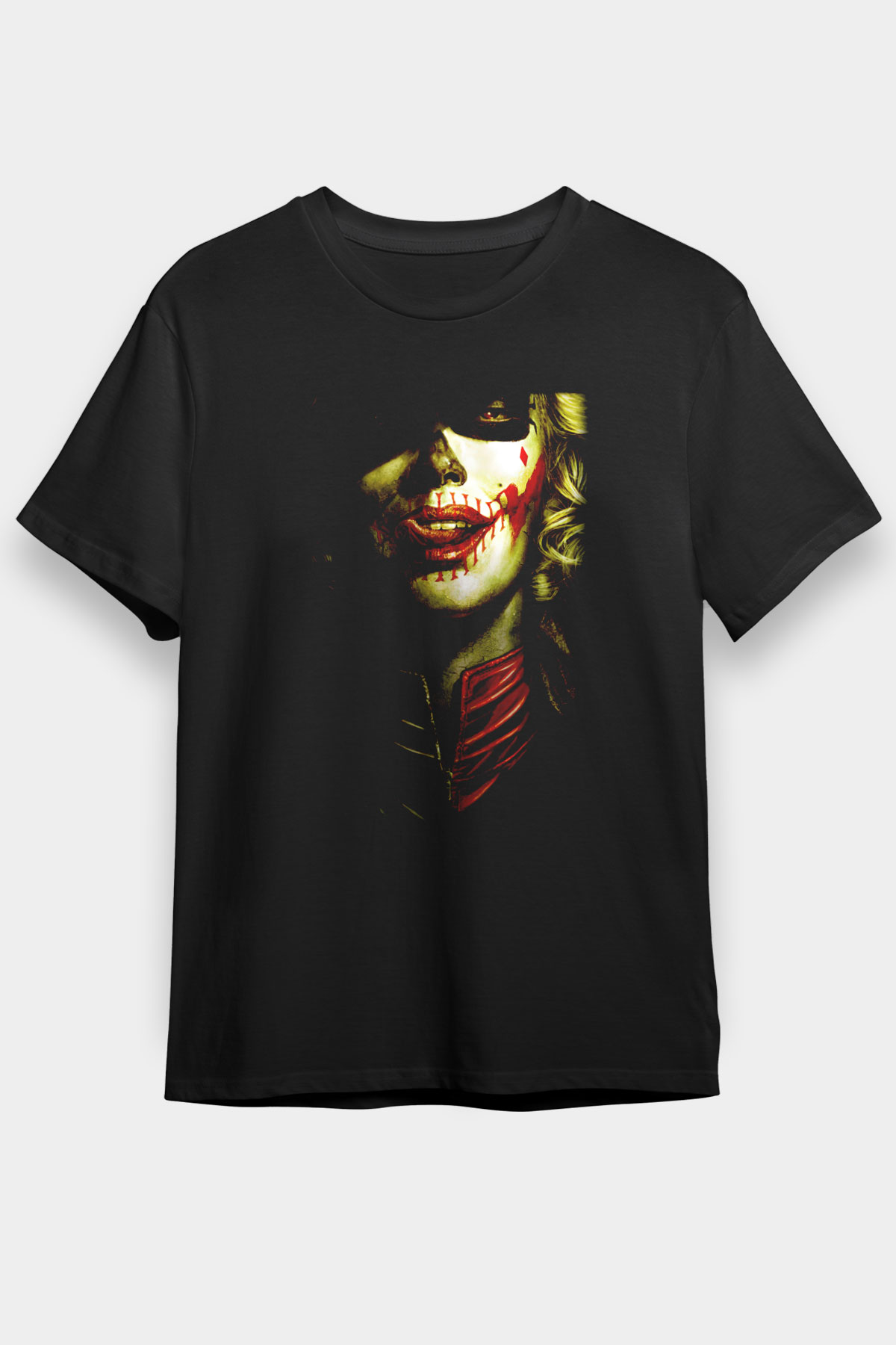 Harley Quinn Siyah Unisex Graphic Tee - STREETWEAR